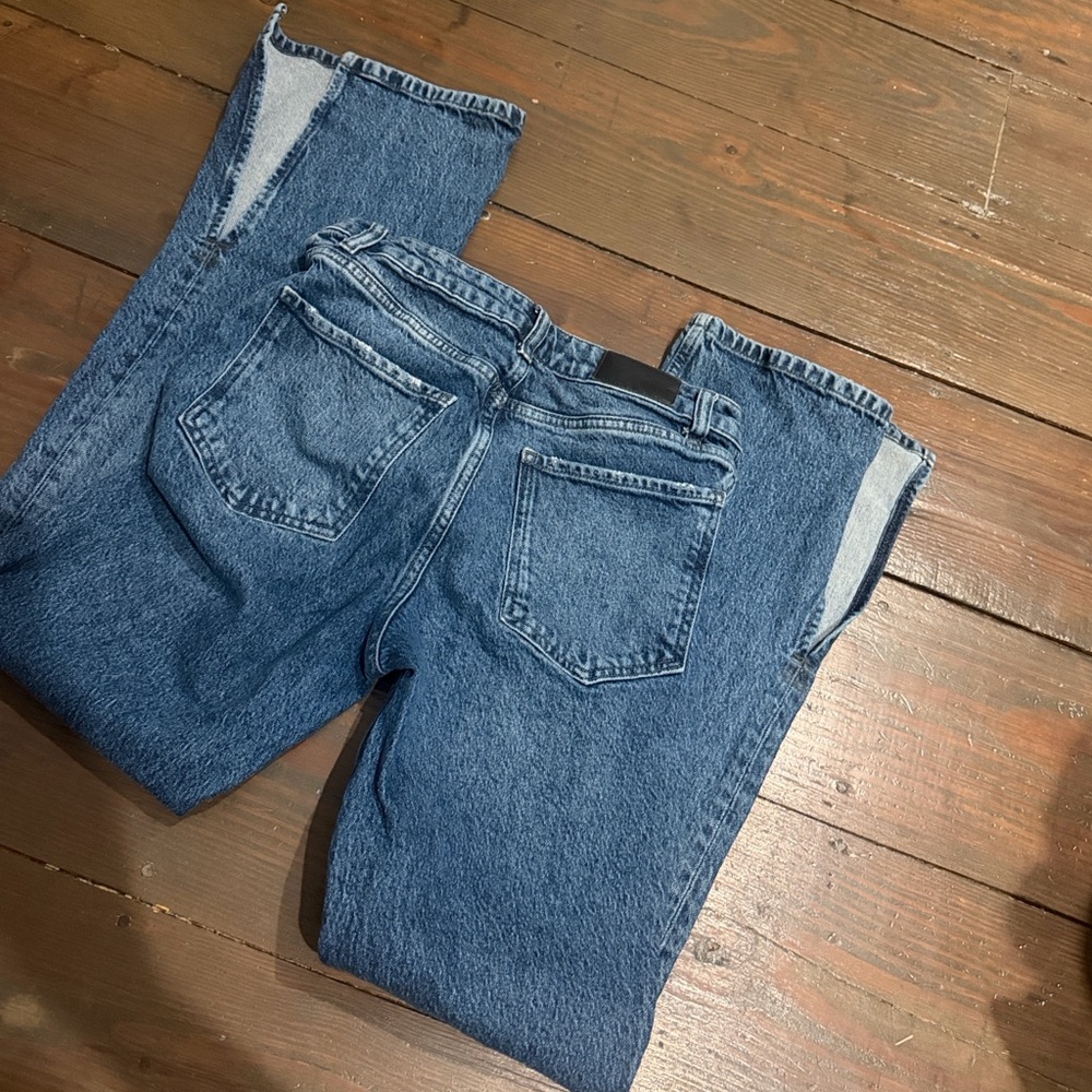 Rails Dark and Light Blue Two-Tone Denim Jeans